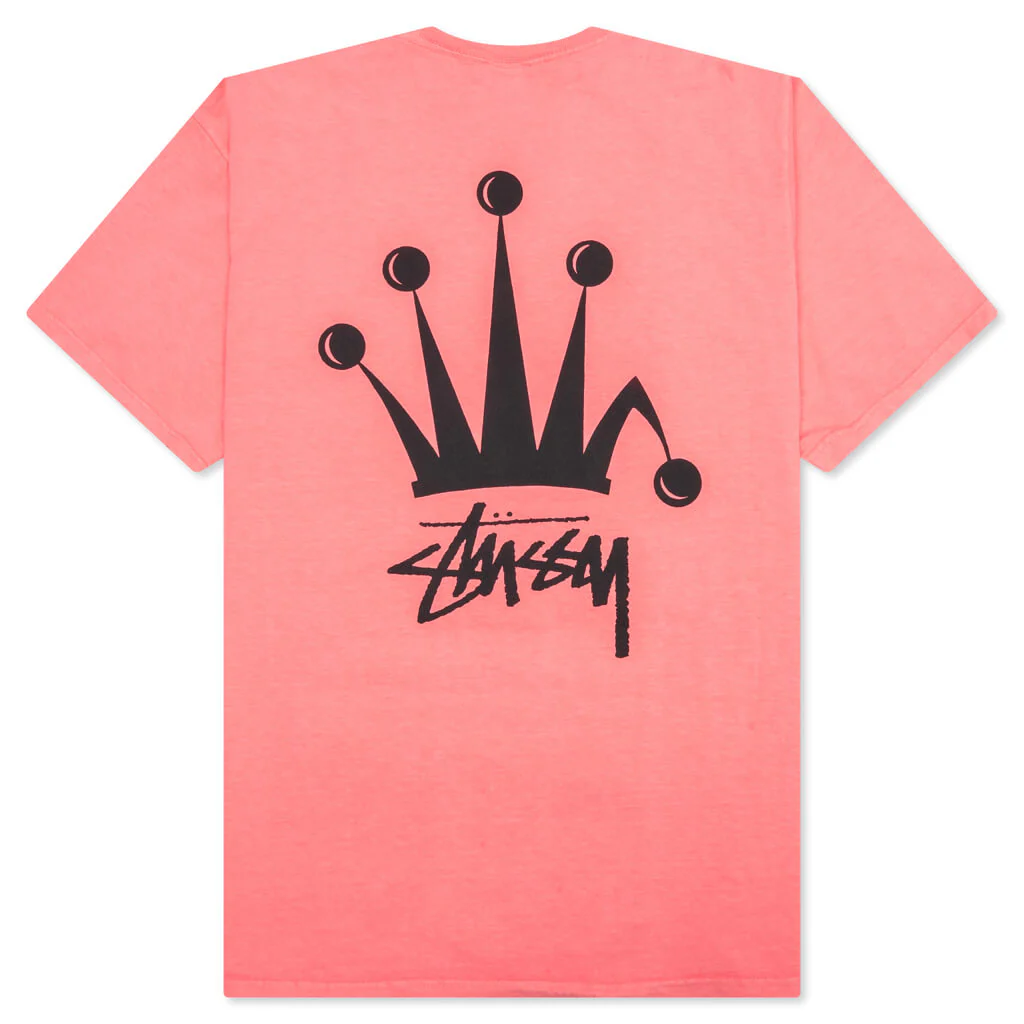 Regal Crown Pigment Dyed Tee - Coral - Image 2