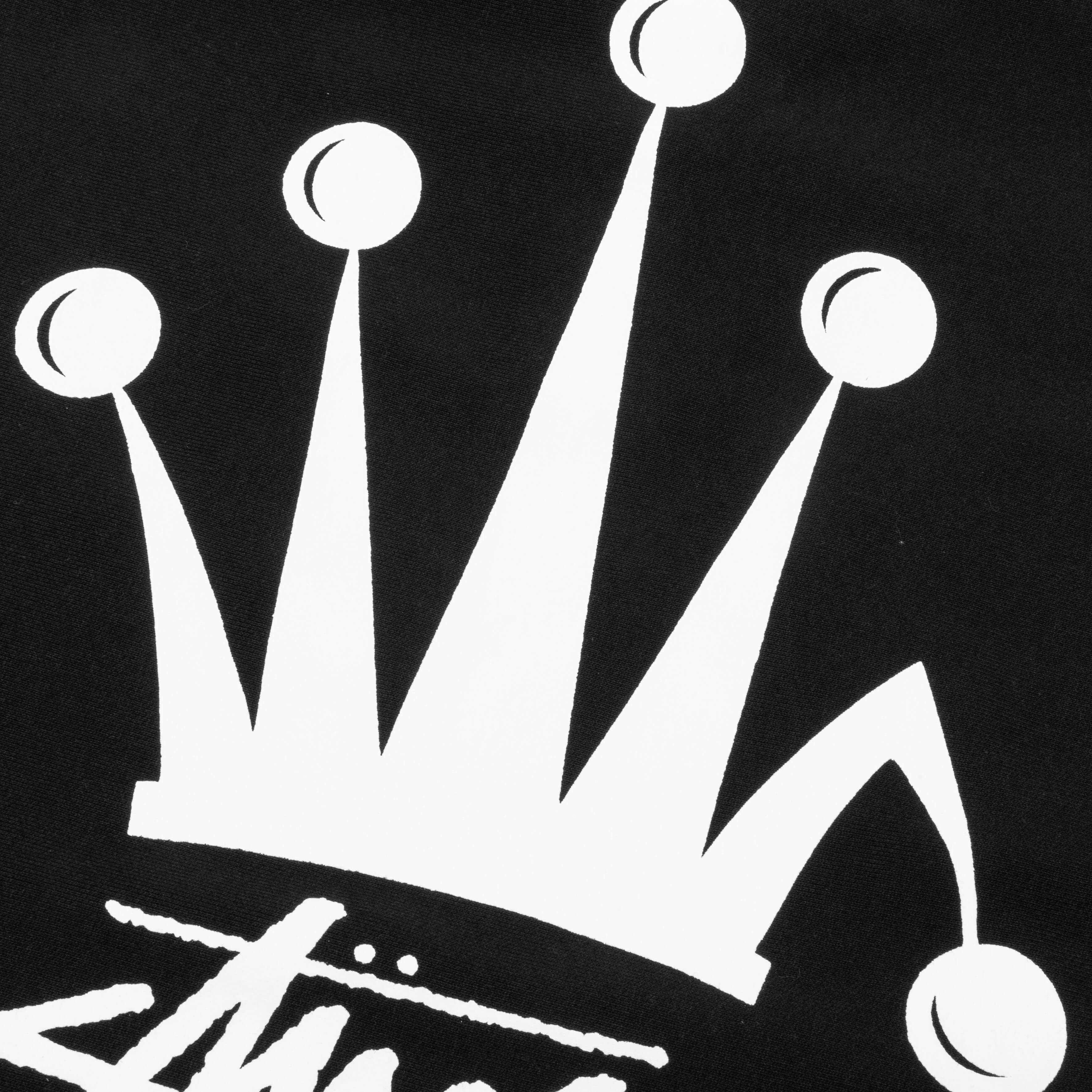Regal Crown Zip Hoodie - Black - Image 4
