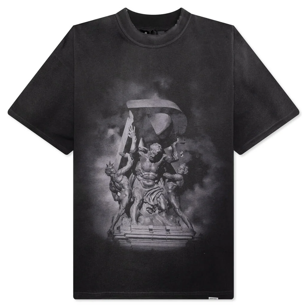 Atlas T-Shirt - Stained Black