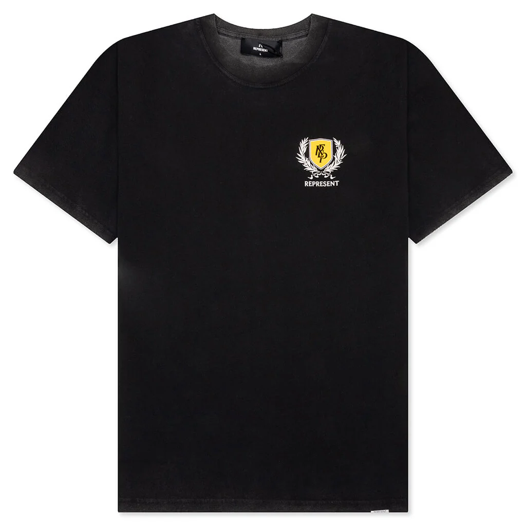 Crest T-Shirt - Vintage Black