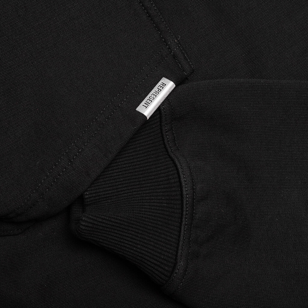 Elegance In Motion Hoodie - Jet Black - Image 4