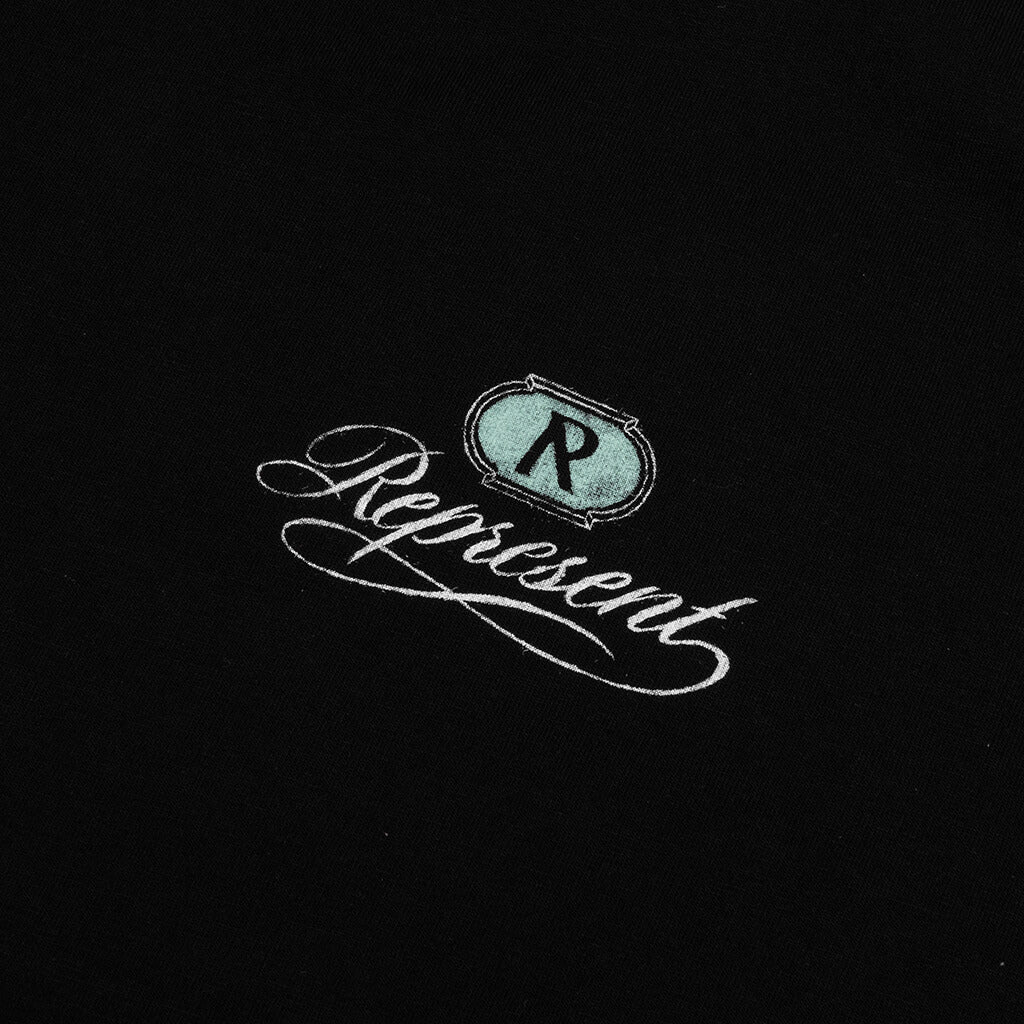 Grand Vintage Hand Drawn T-Shirt - Jet Black - Image 4