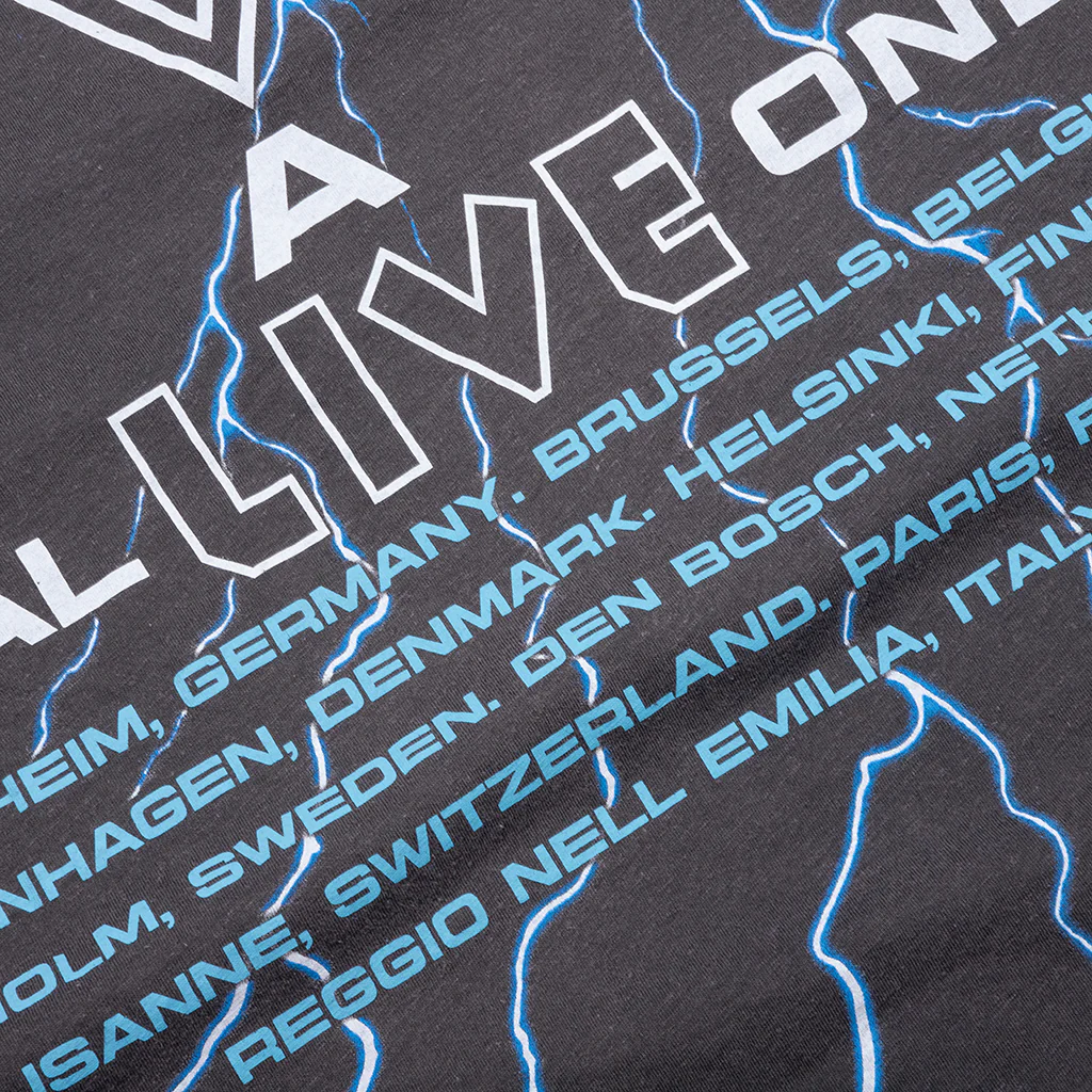 Represent x Iron Maiden A Real Live One T-Shirt - Sunfade Grey - Image 6