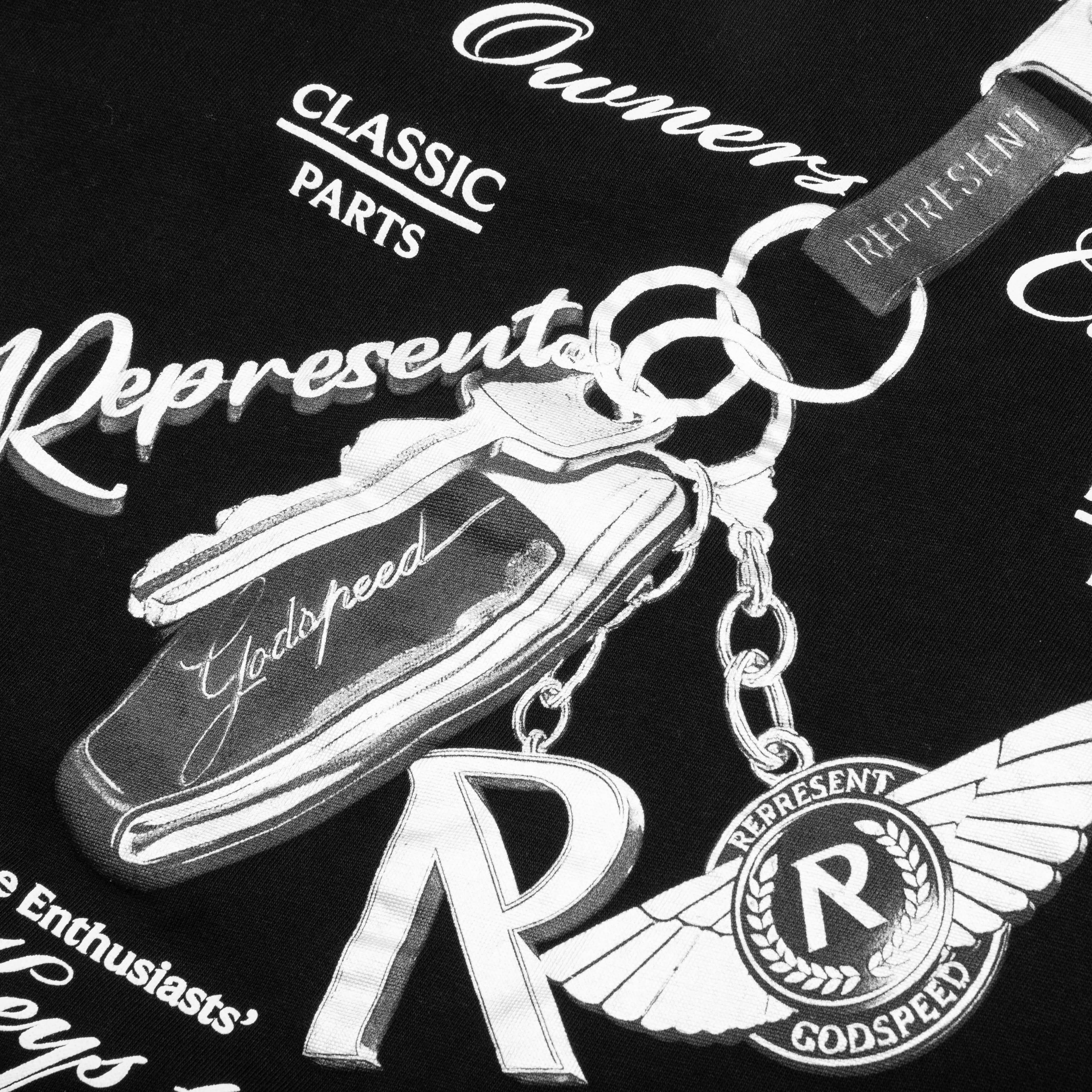 Keys to the Club T-Shirt - Jet Black - Image 4