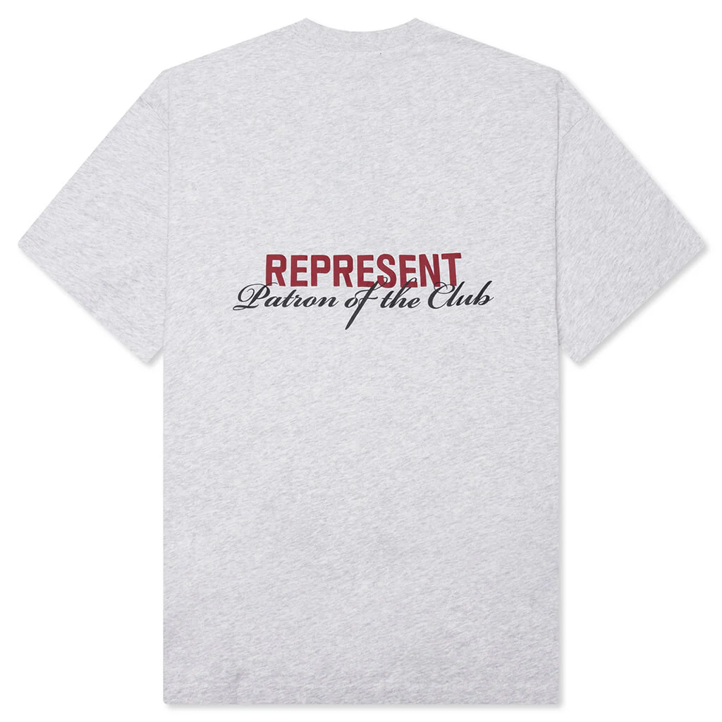 Patron Of The Club T-Shirt - Cream Marl - Image 2