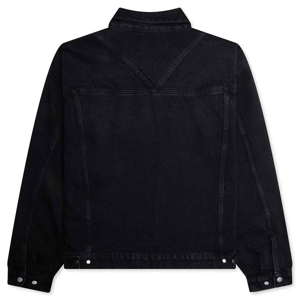 R4 Denim Jacket - Black - Image 2