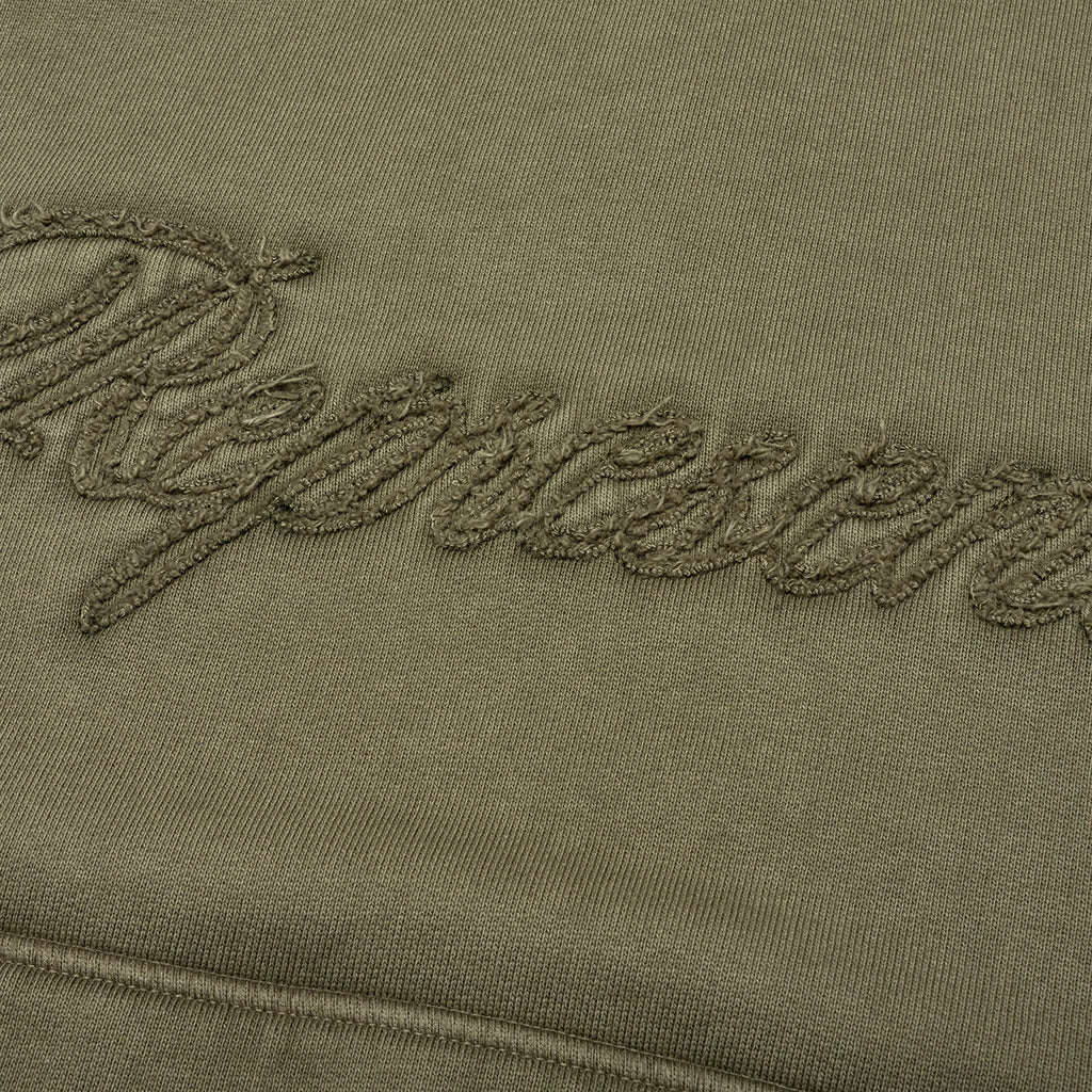 Rep Reverse Applique Hoodie - Vintage Khaki - Image 3