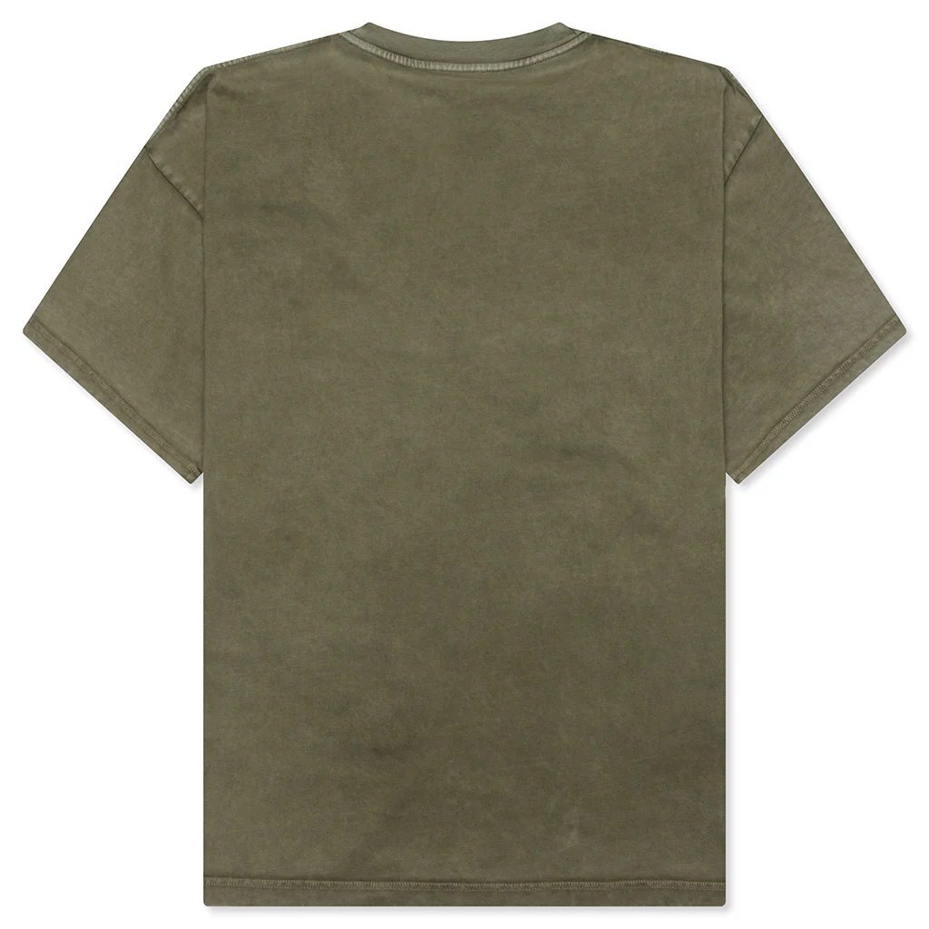 Rep Reverse Applique T-Shirt - Dark Olive - Image 2