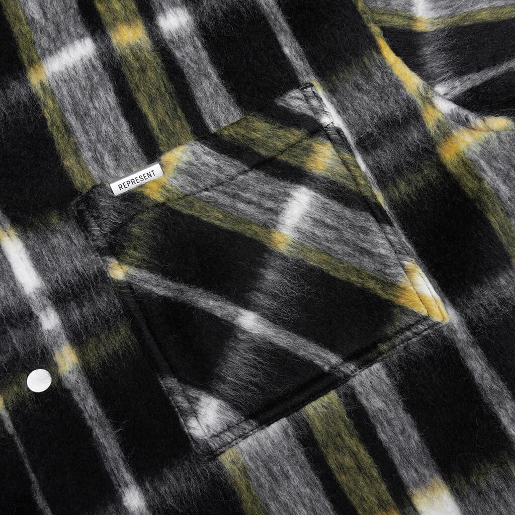 Textured Overshirt - Jet Black - Image 3