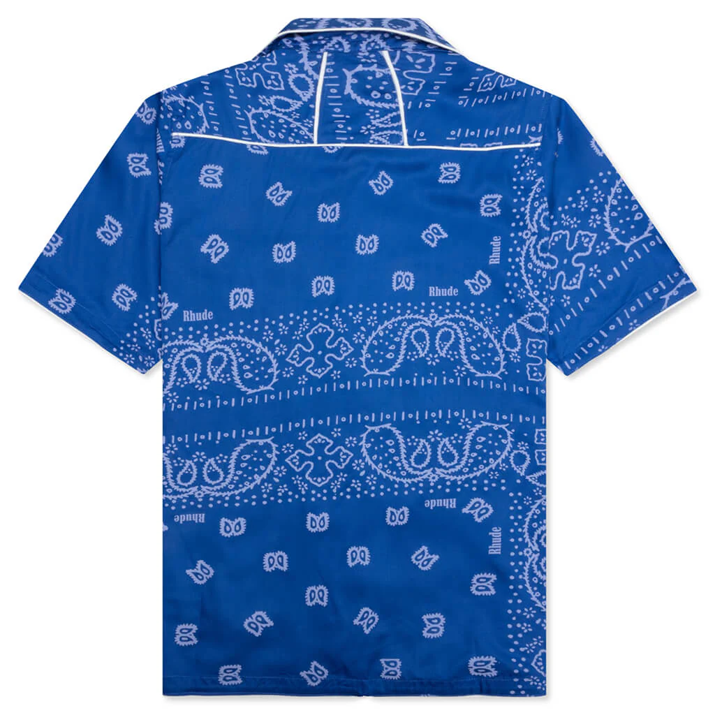 Bandana Track Shirt - Blue - Image 2