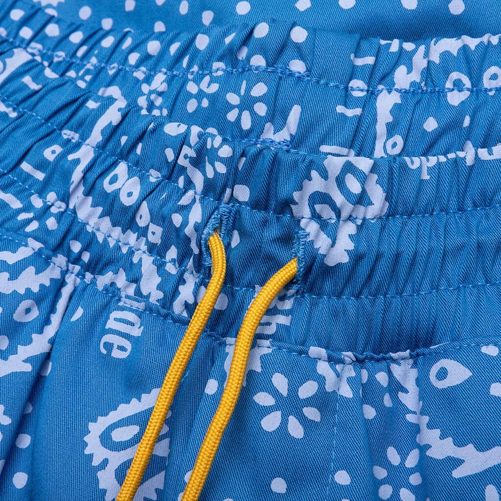 Bandana Track Short - Blue/Creme - Image 3