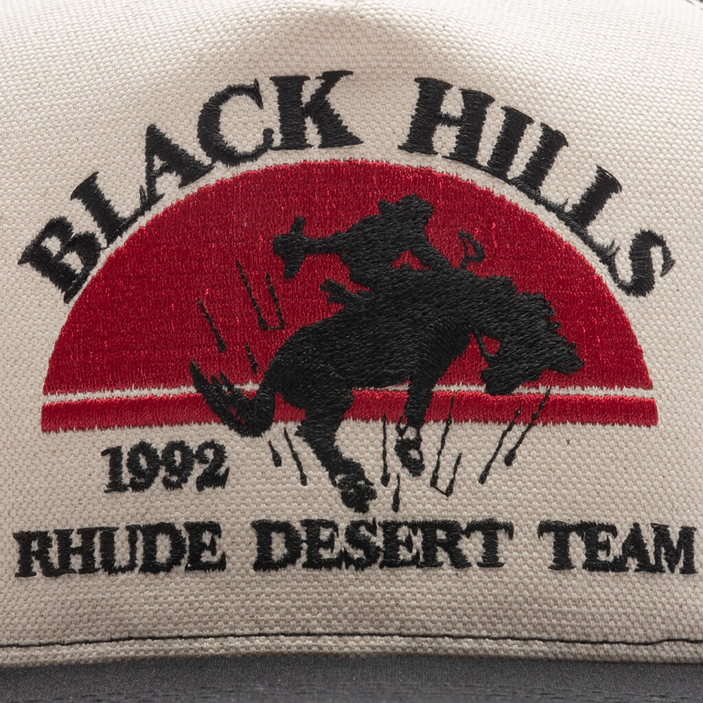 Black Hills Canvas Trucker Hat - Black - Image 2