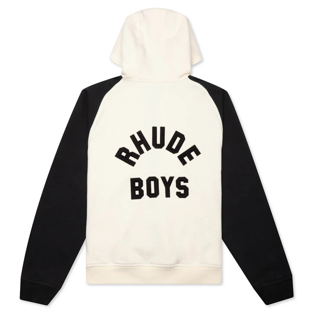 Rhude Boys Raglan Hoodie - Off White - Image 2
