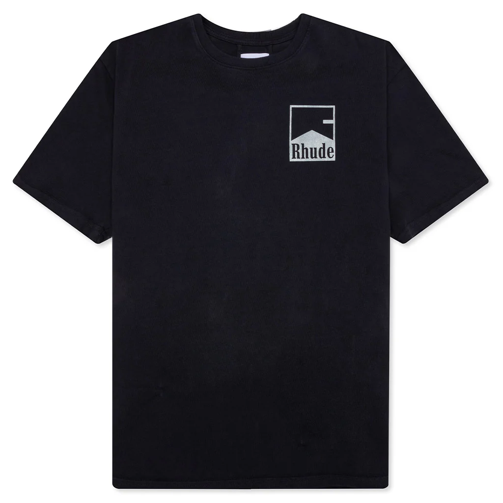 Rhude Chevron Tee - Vintage Black