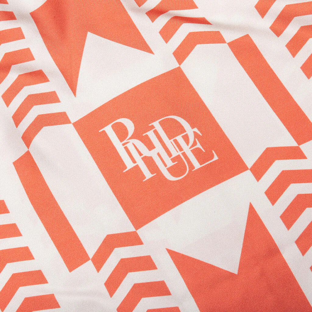 Grasse Button Up - Orange/Ivory - Image 3