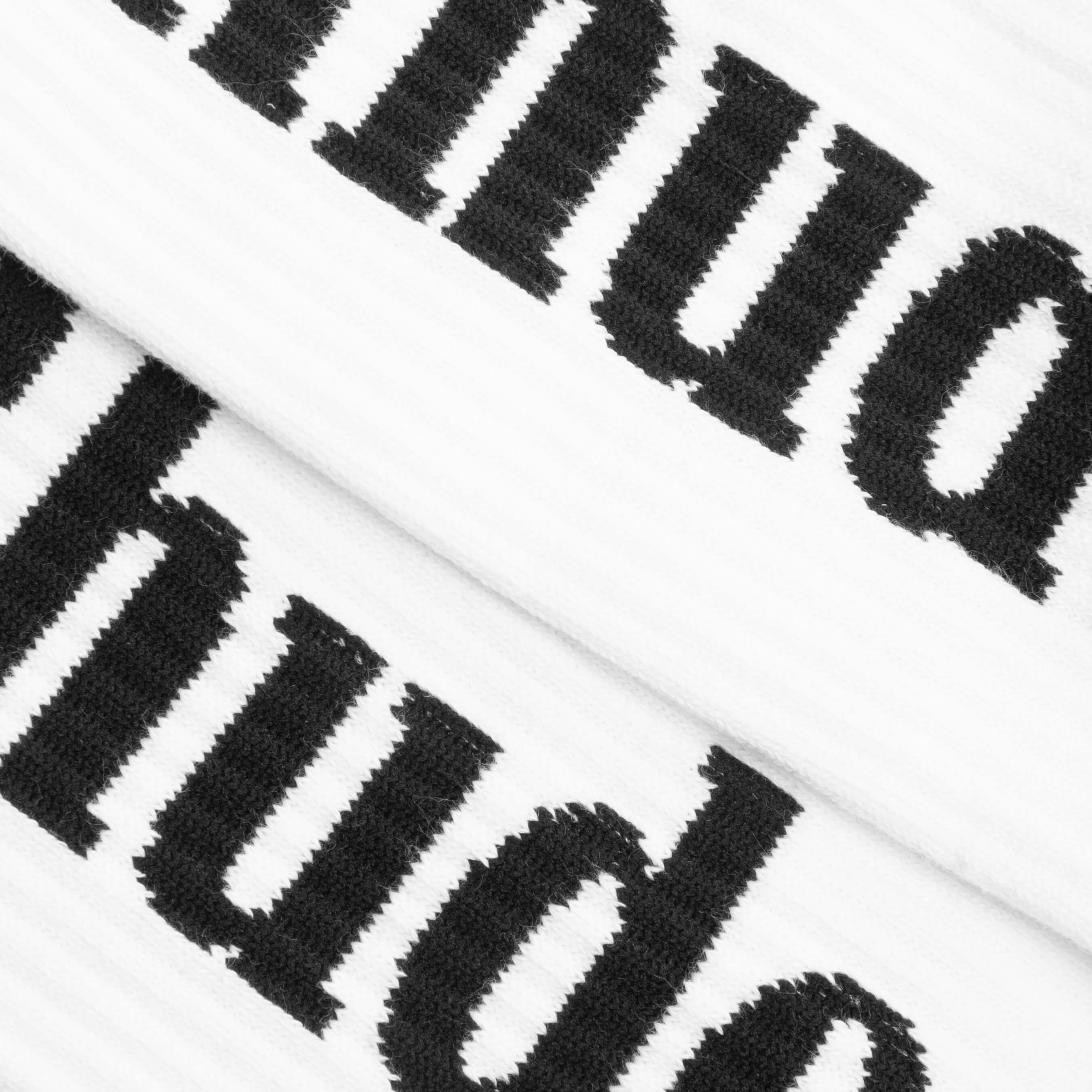 Rhude Logo Sock - White/Black - Image 2