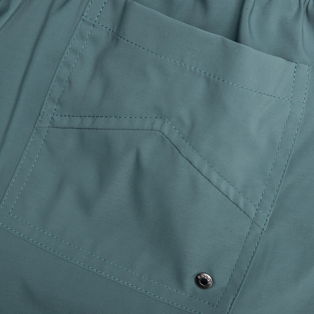 Logo Swim Trunks - Sage - Image 4