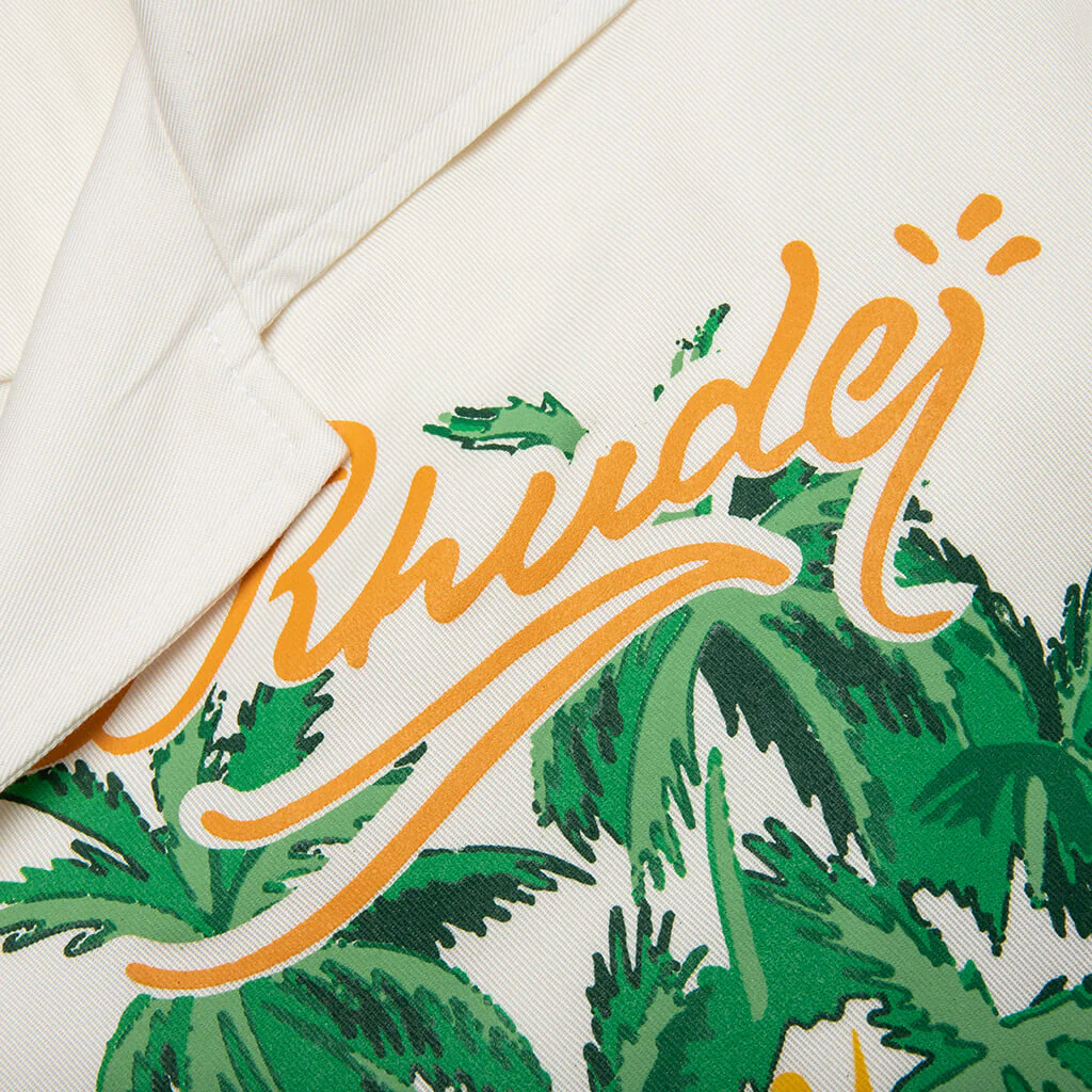 Palmas Snap Shirt - Off White - Image 3
