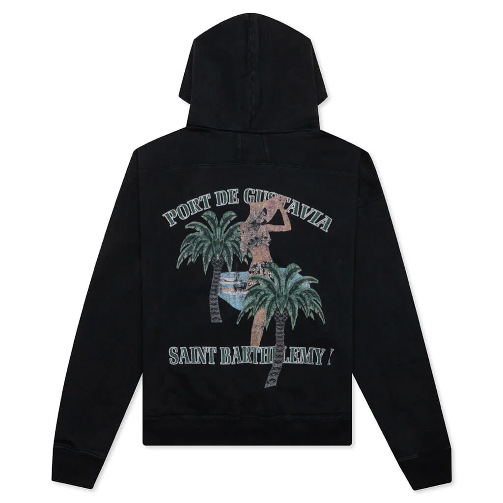 Port De Gustavia Hoodie - Vintage Black - Image 2
