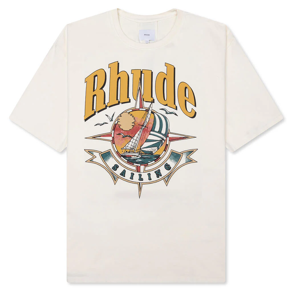 Port De Rhude Tee - Vintage White