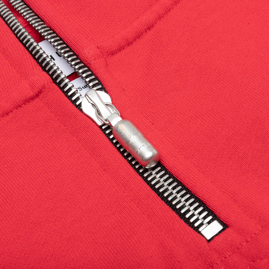 Quarter Zip - Cherry Red - Image 4