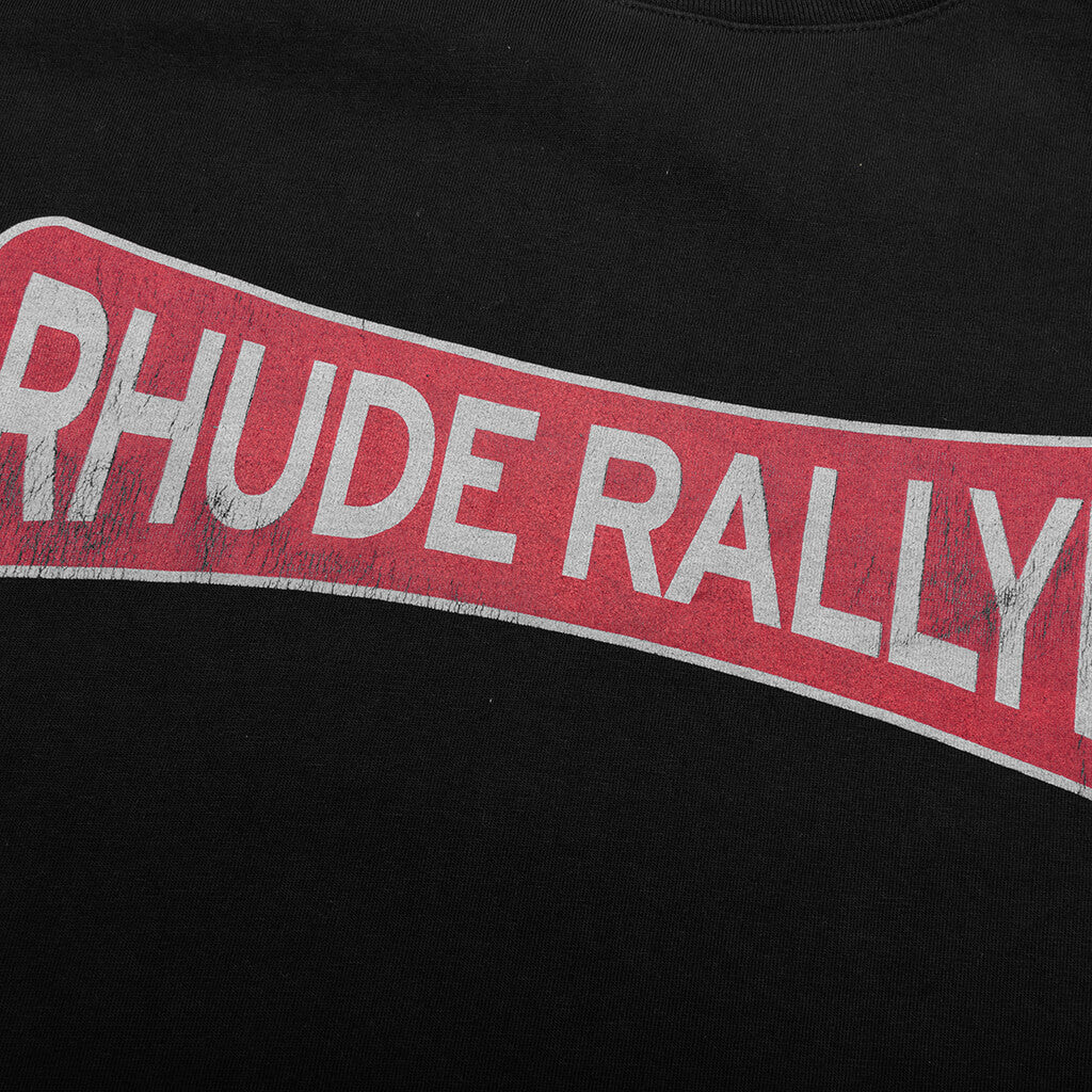 Rhude Rallye Tee - Vintage Black - Image 4