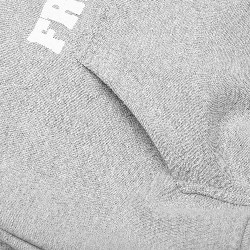 Rhude French Riviera Patch Hoodie - Heather Gray - Image 4