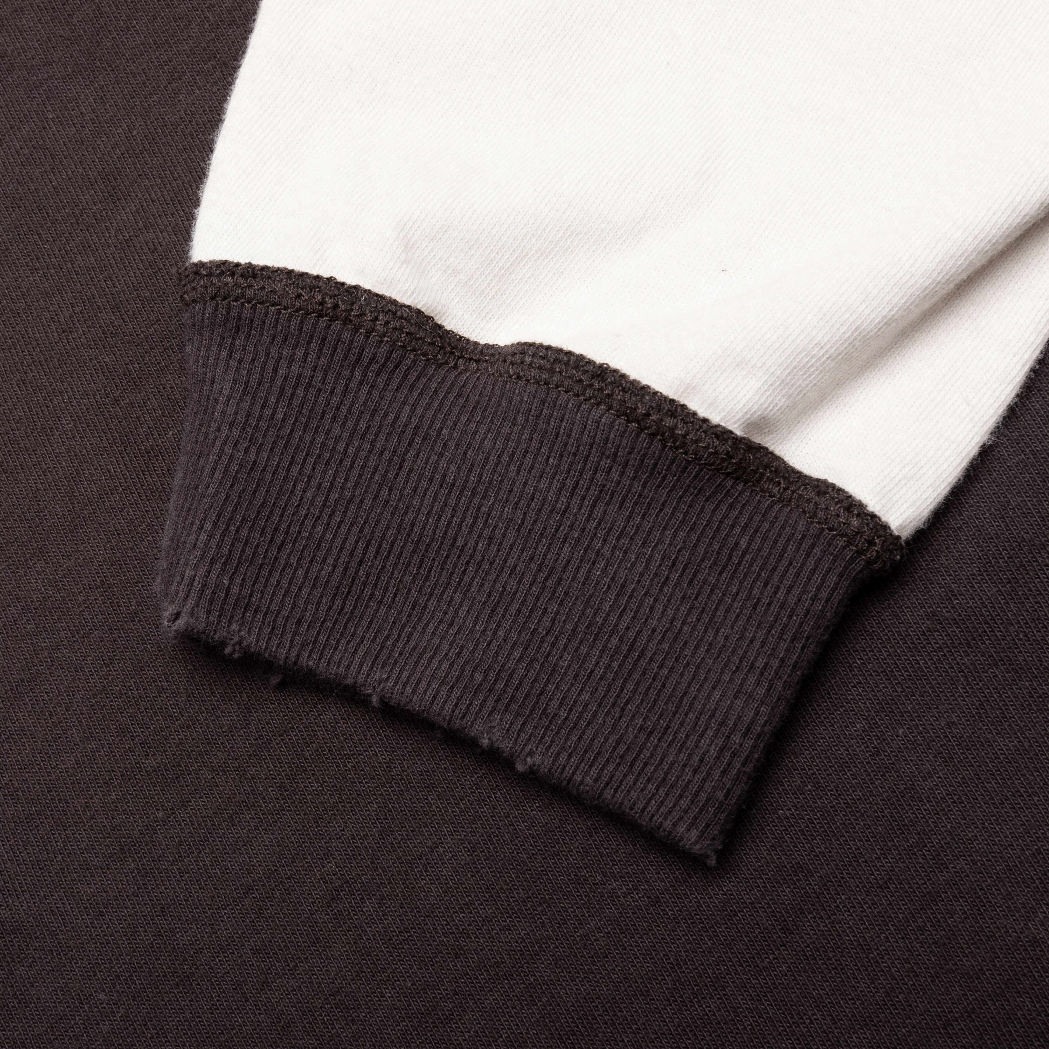 Triple R Contrast L/S Tee - Black/White - Image 5