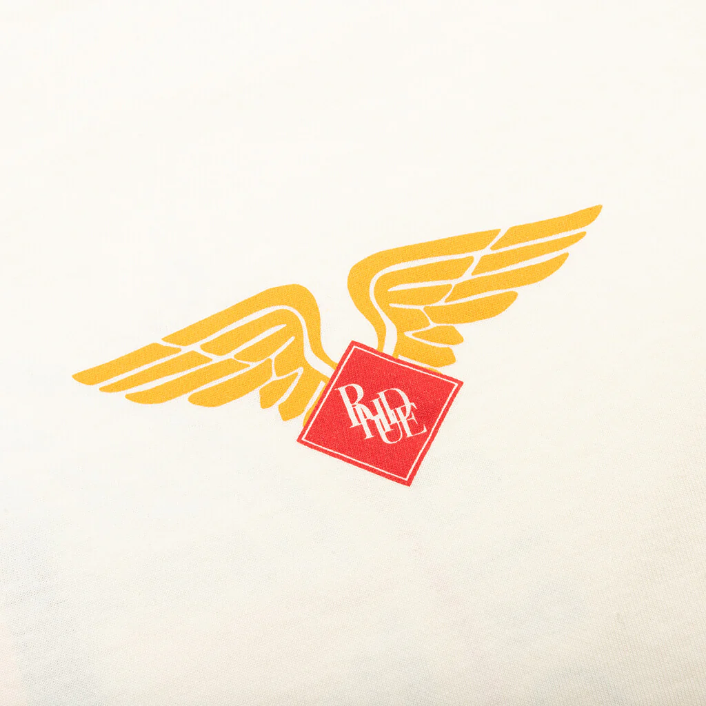 Rhude Worldwide Tee - Vintage White - Image 3