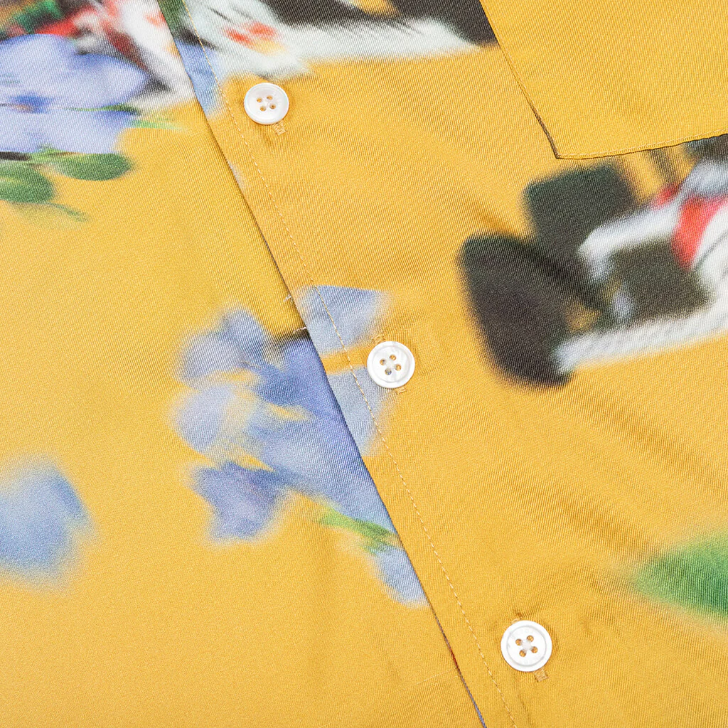 Yellow Loix Silk Shirt - Yellow/Multi - Image 3