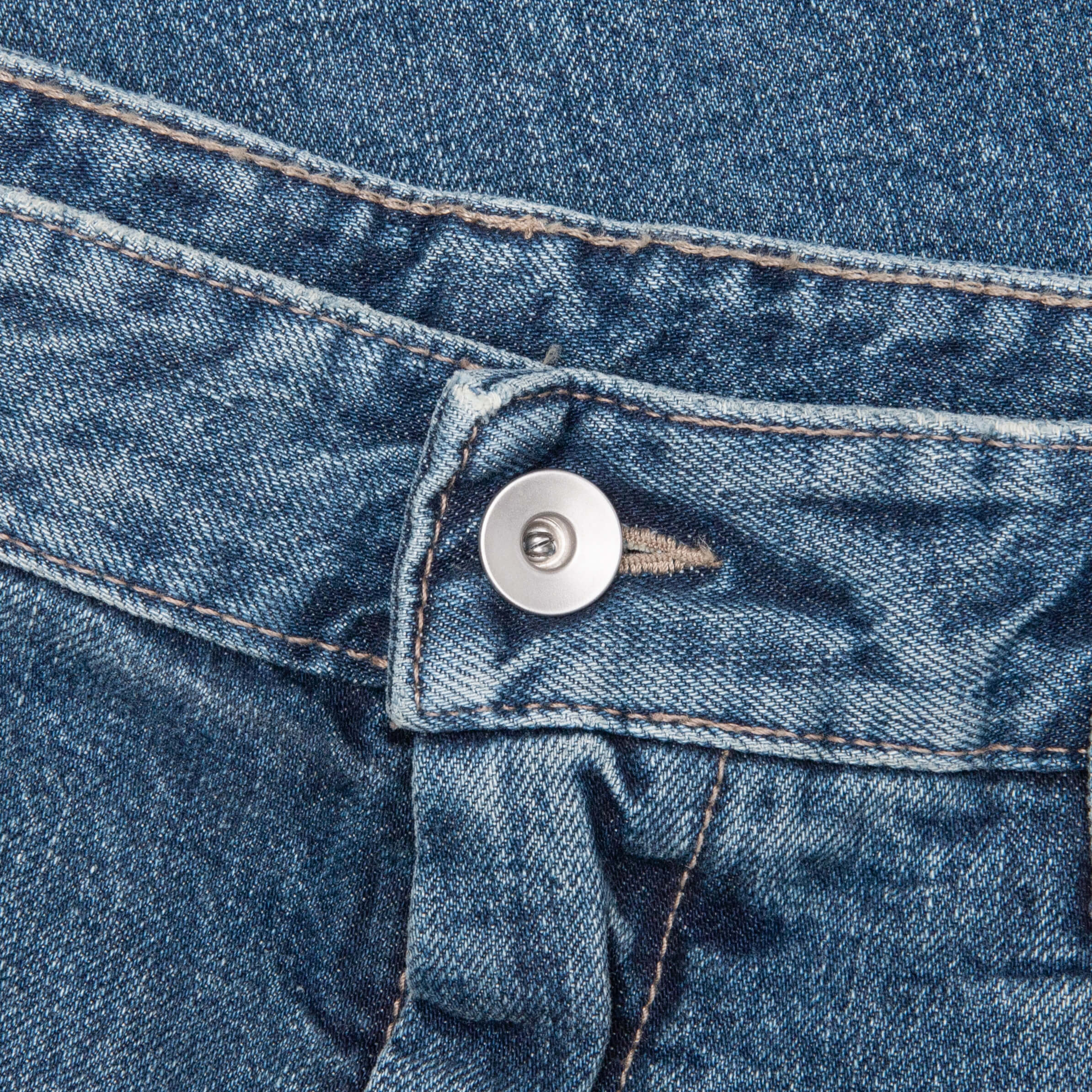 Double Cargo Denim Jeans - Washed Indigo - Image 4
