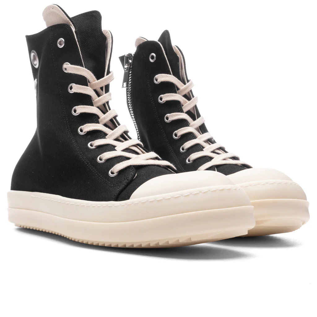 Scarpe in Denim Porterville Sneakers - Black/Milk - Image 2