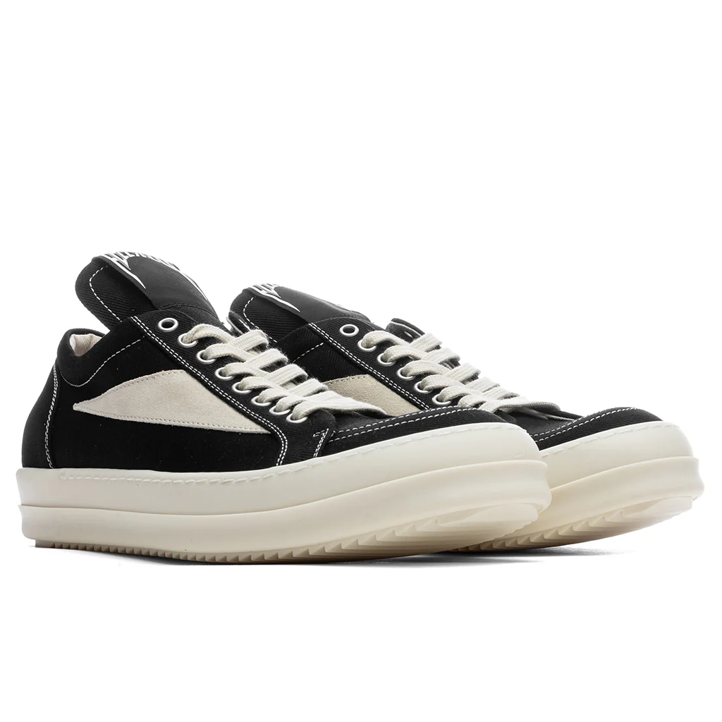 Vintage Denim Sneaks - Black/Milk - Image 2
