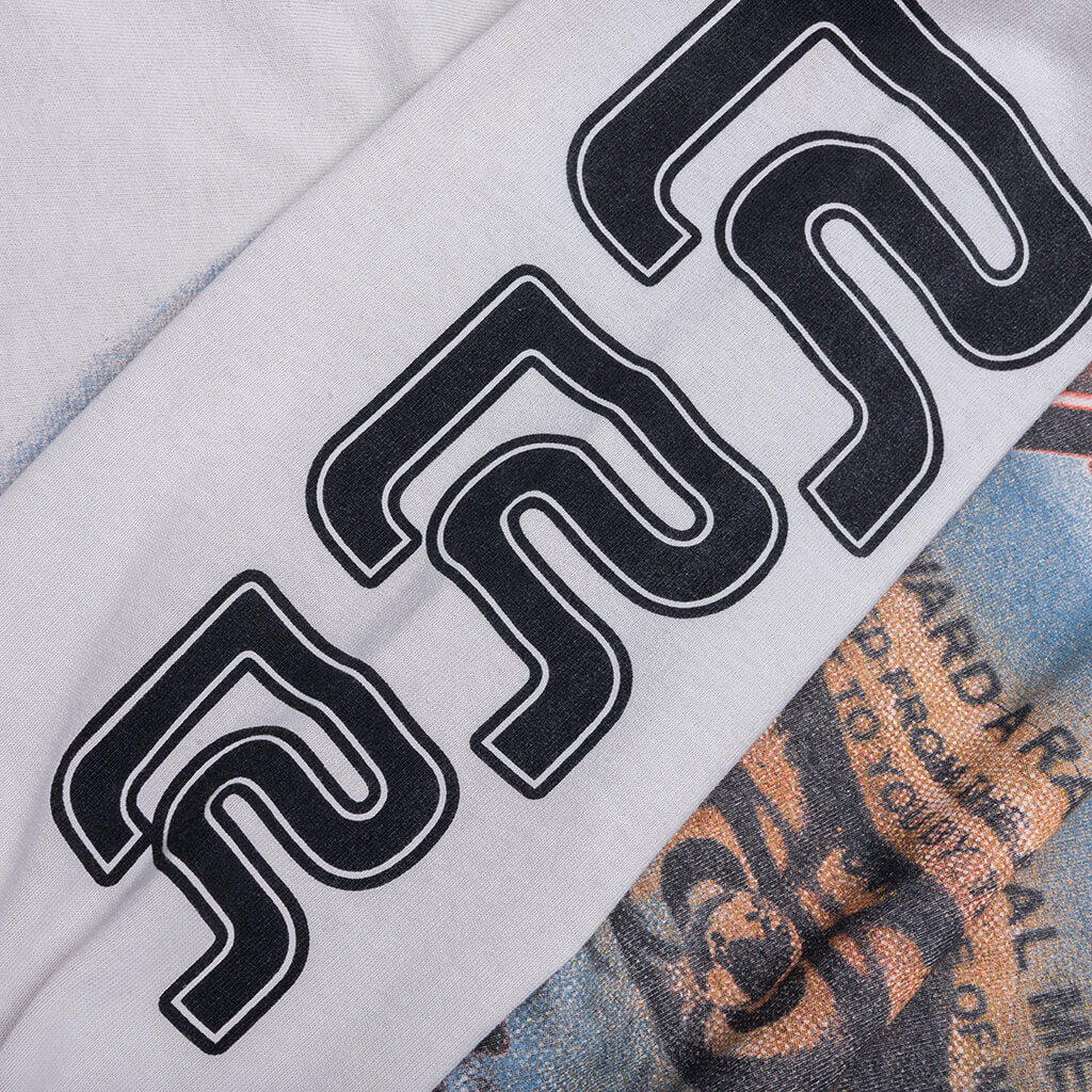 Divinity Paper Garden L/S Tee - Light Grey - Image 5