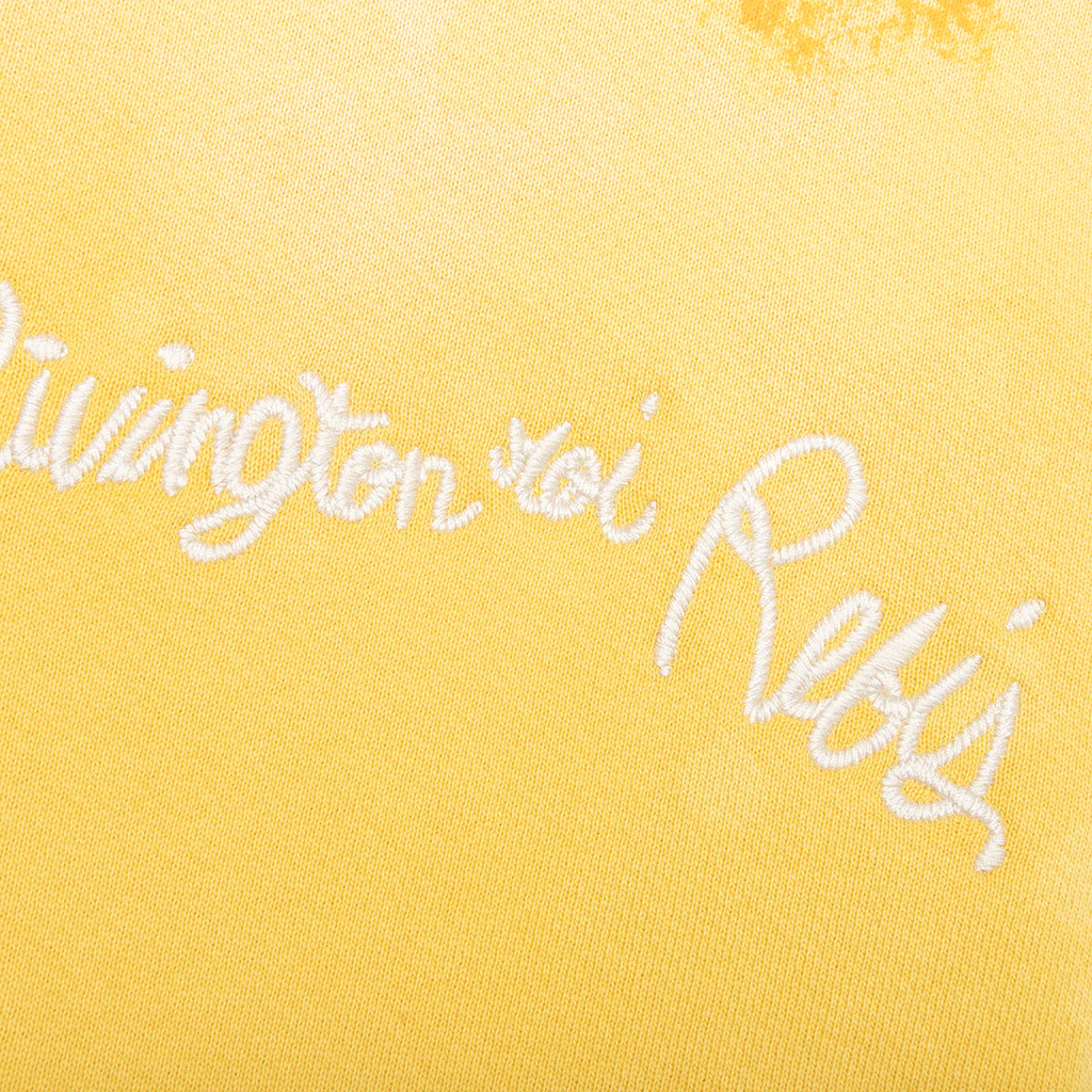Gym Bag Zip Hoodie - Washed Yellow - Image 4