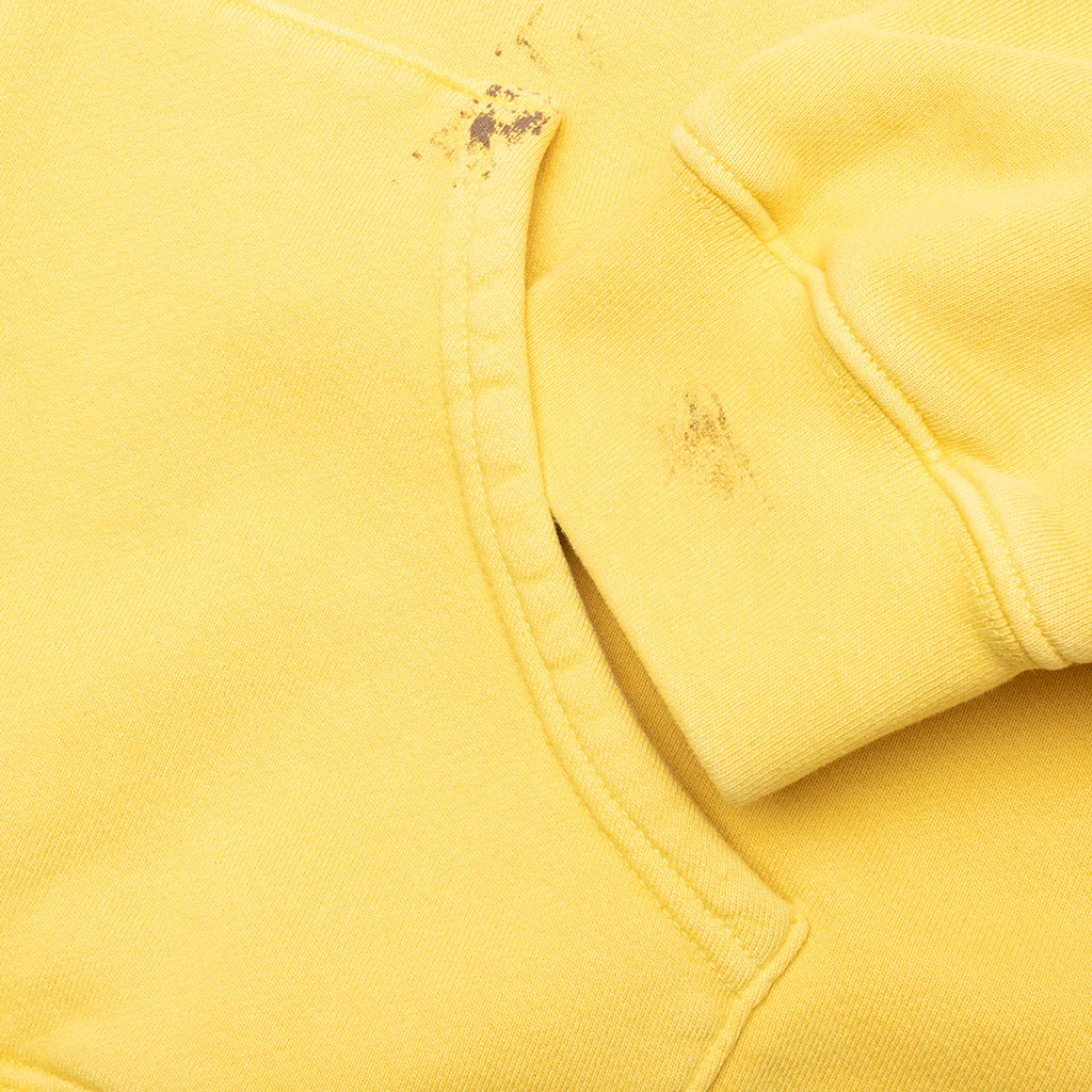 Gym Bag Zip Hoodie - Washed Yellow - Image 5