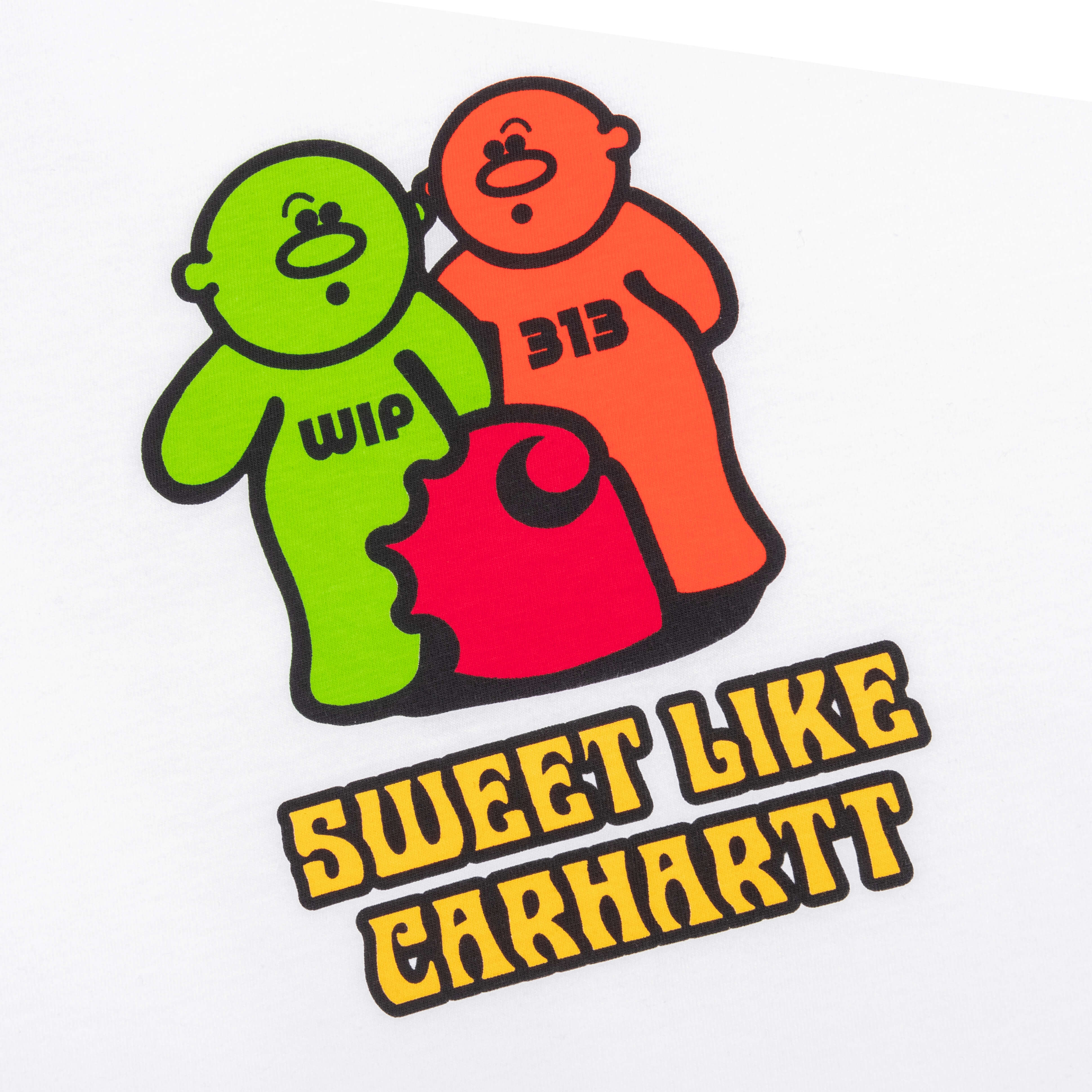 S/S Gummy T-Shirt - White - Image 3