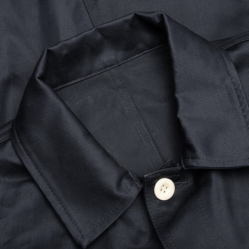 Cotton Chino x Nylon Twill Blouson - Navy/Taupe - Image 3
