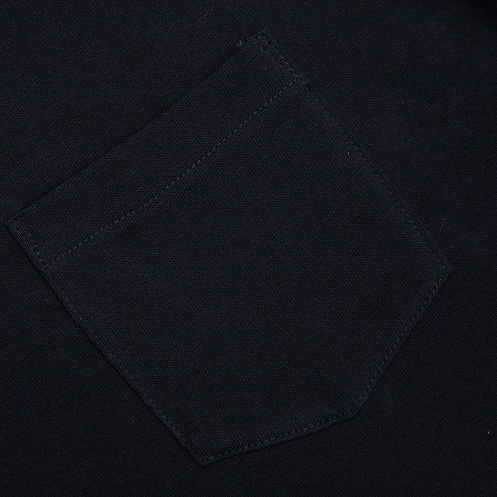 Cotton Jersey T-Shirt - Navy - Image 4