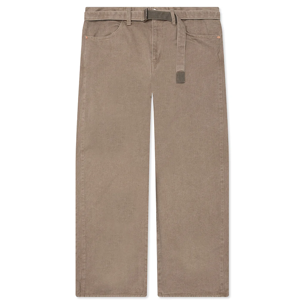 Belted Jeans - Beige
