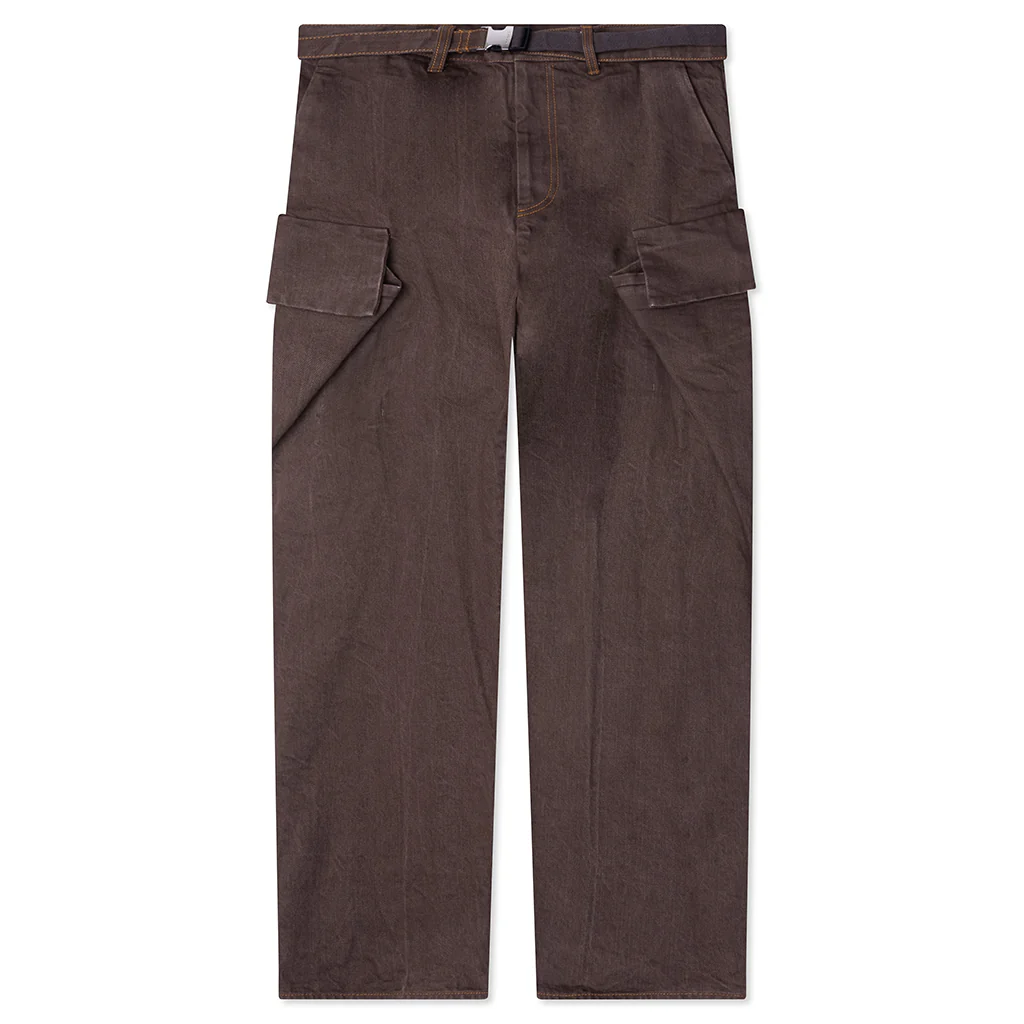 Denim Pants - Brown