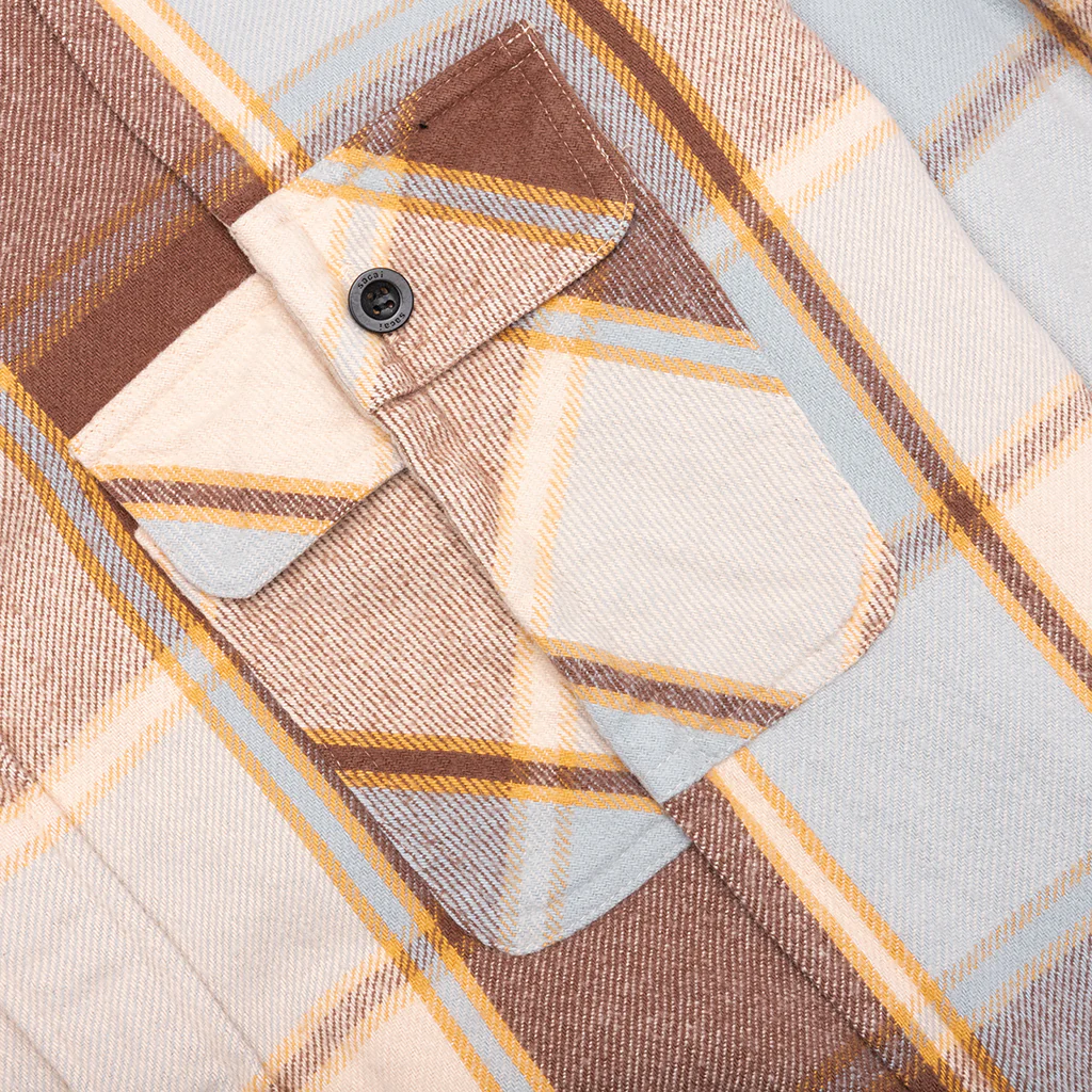 Plaid Shirt - Brown - Image 3