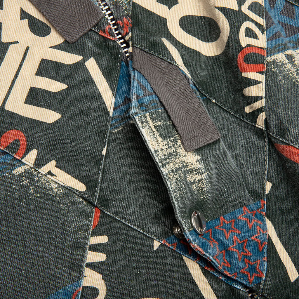 Sacai x Eric Haze Denim Blouson - Green - Image 5
