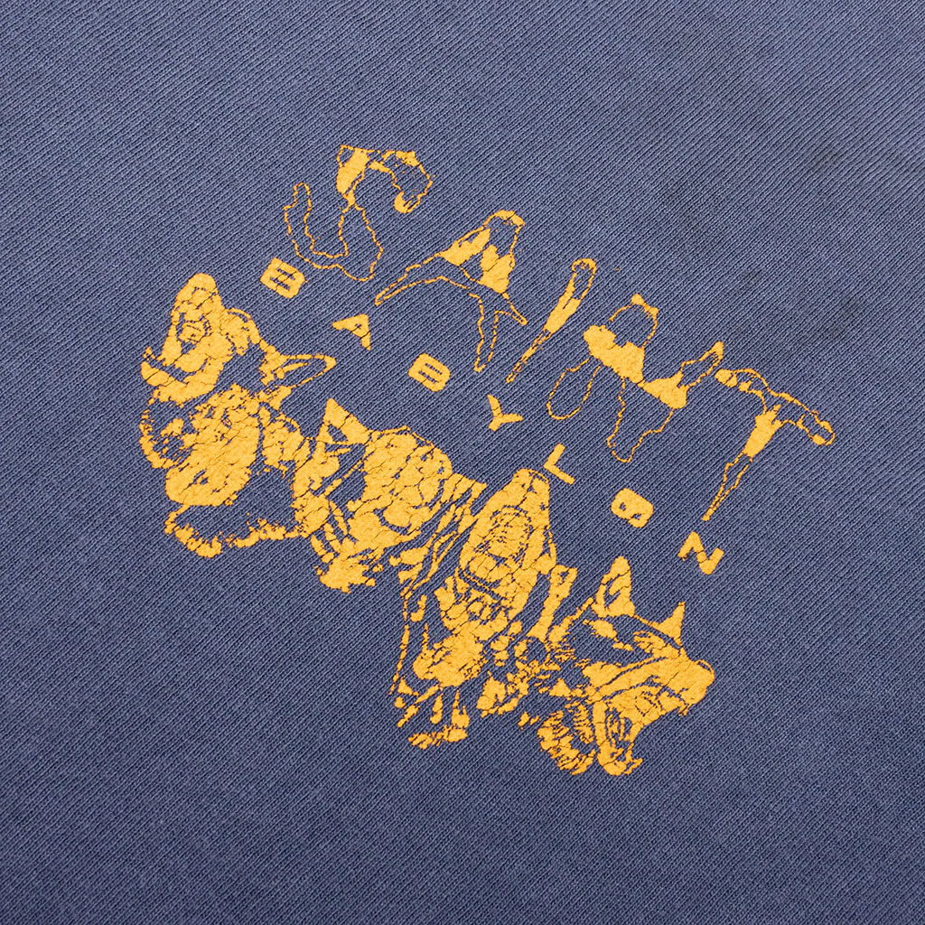 Saint M6 x Babylon Bleed L/S Tee - Navy - Image 3
