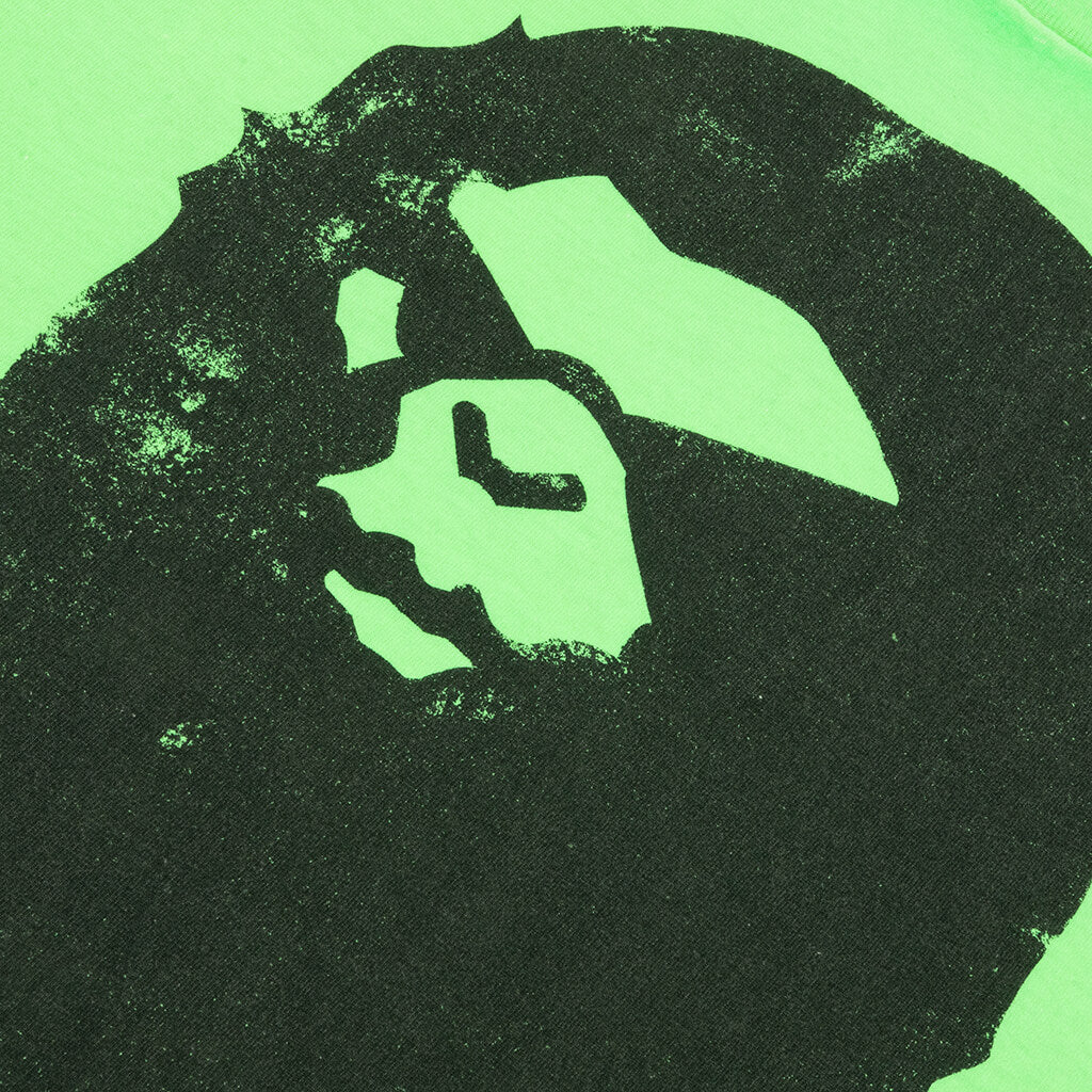 Saint M6 x Bape Handprint Genuine Nowhere Journey S/S Tee - White/Green - Image 3