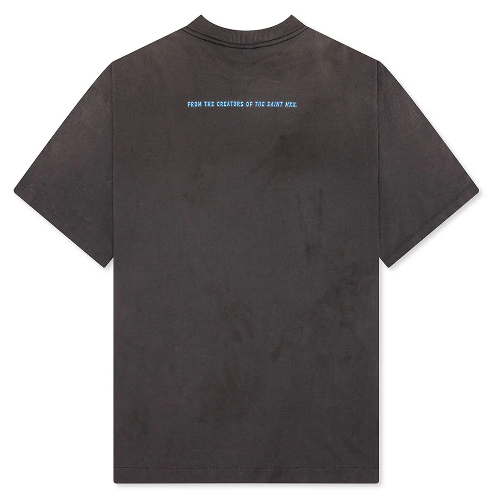 Saint M6 x The Matrix White Logo S/S Tee - Black - Image 2