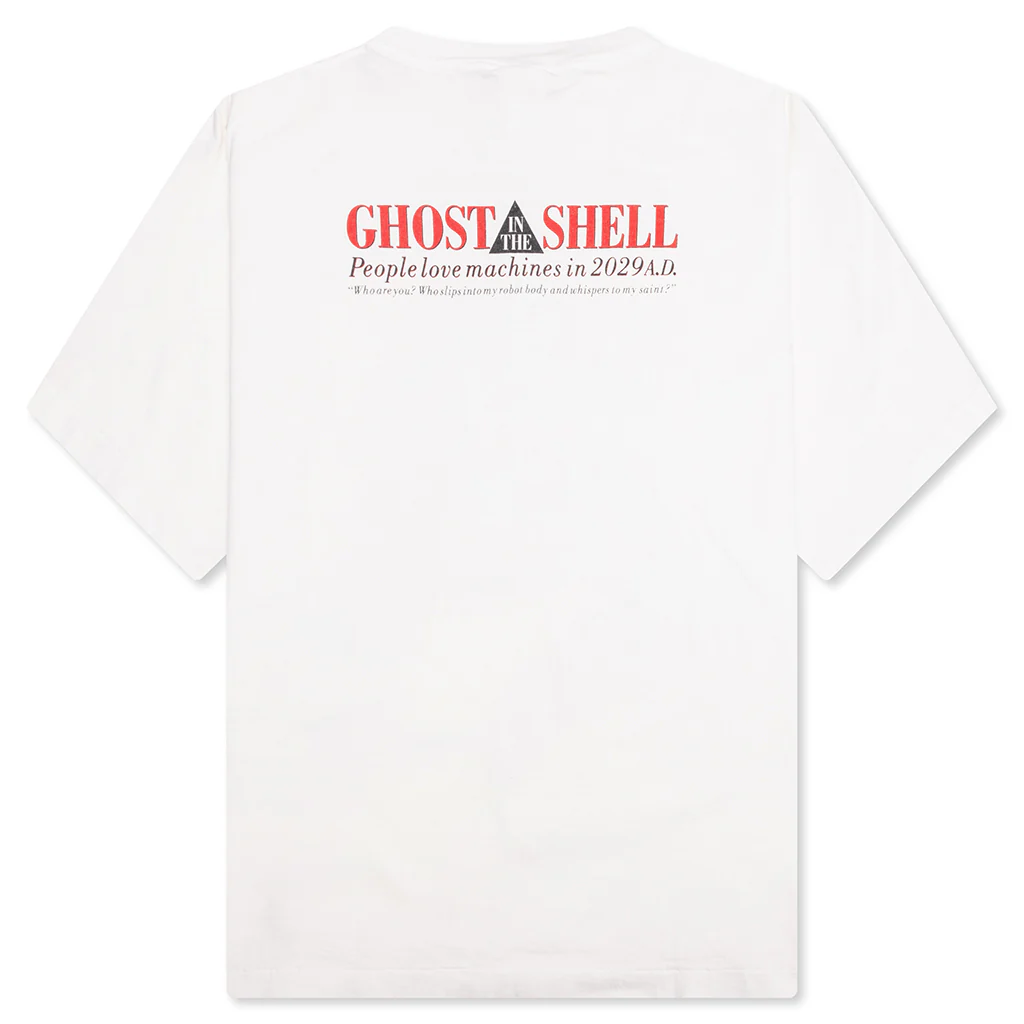Saint Michael x Ghost In The Shell S/S Tee - White - Image 2