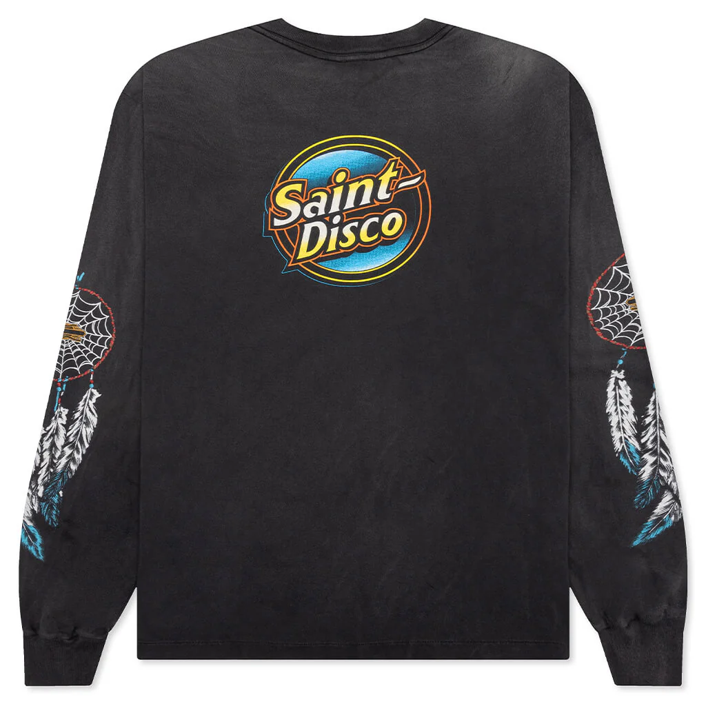 Saint Michael X Teflon Disco Mx6 Saint Disco L/S Tee - Black - Image 2