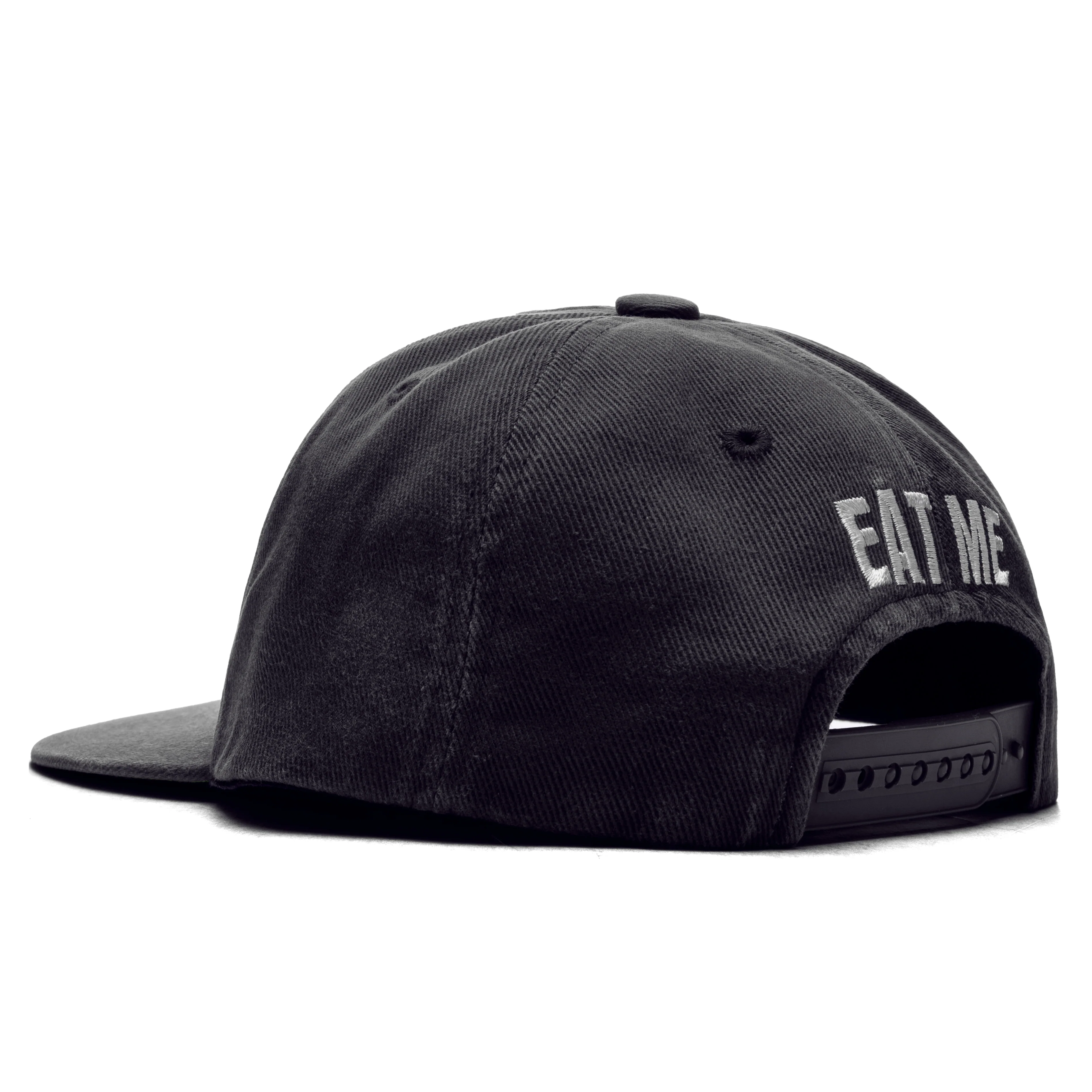 5 Panel Eat Me Cap - Black - Image 4