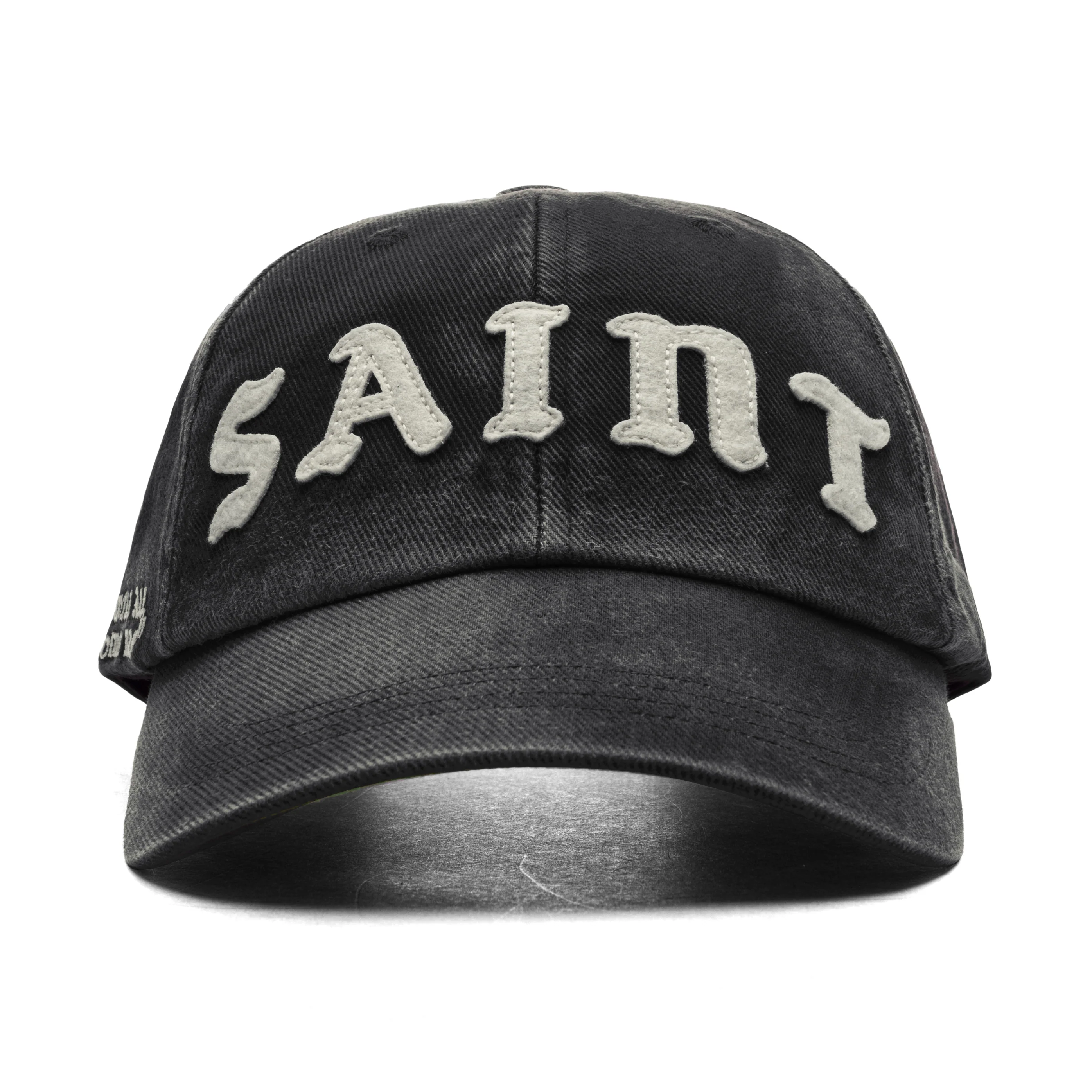 6 Panel Saint Cap - Black